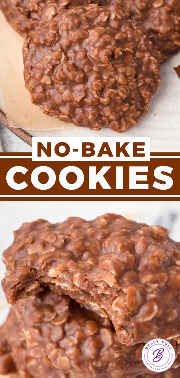 Chocolate No Bake Cookies Recipe - Belly Full