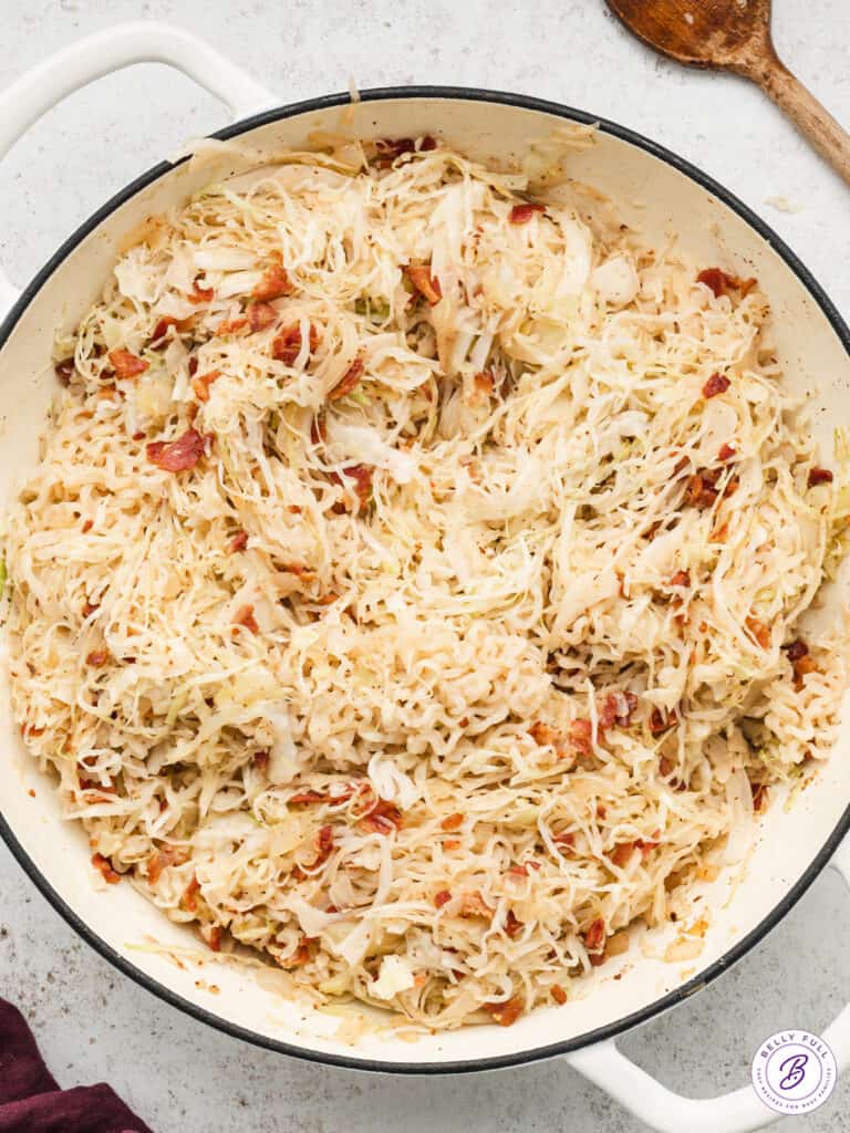 Fried Cabbage Ramen Belly Full