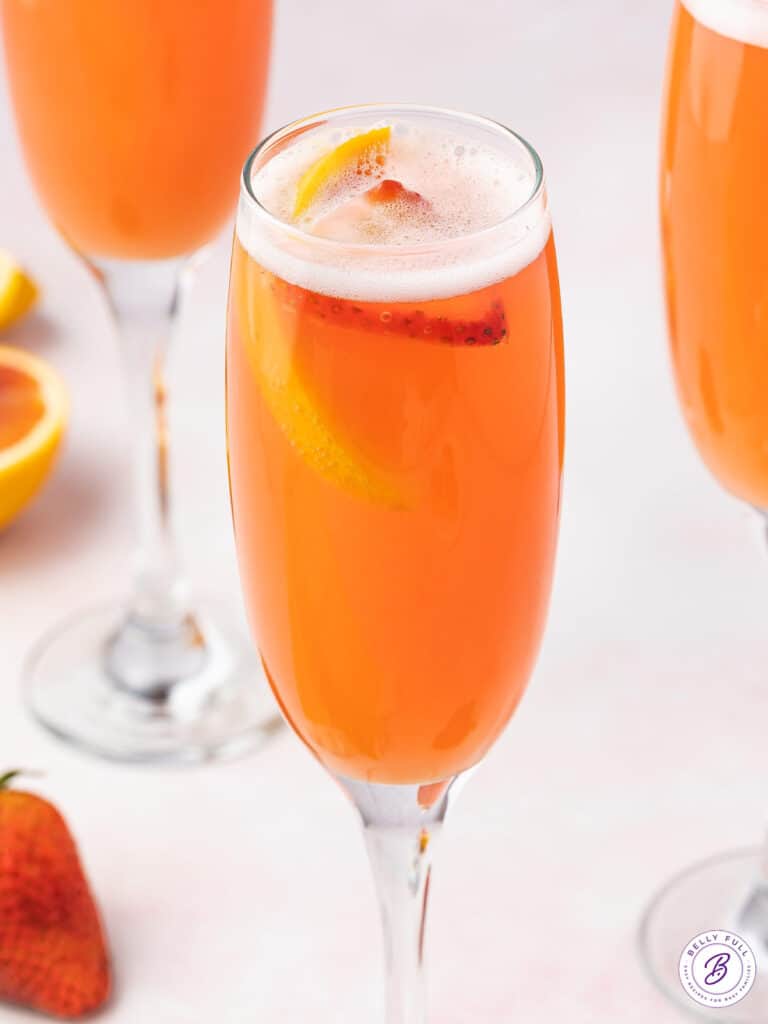 Strawberry Mimosas Belly Full
