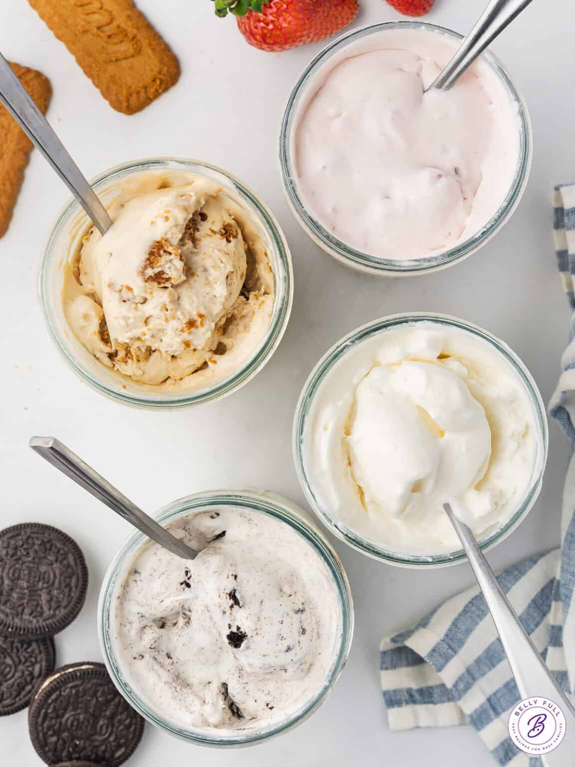 Mason Jar Ice Cream Belly Full