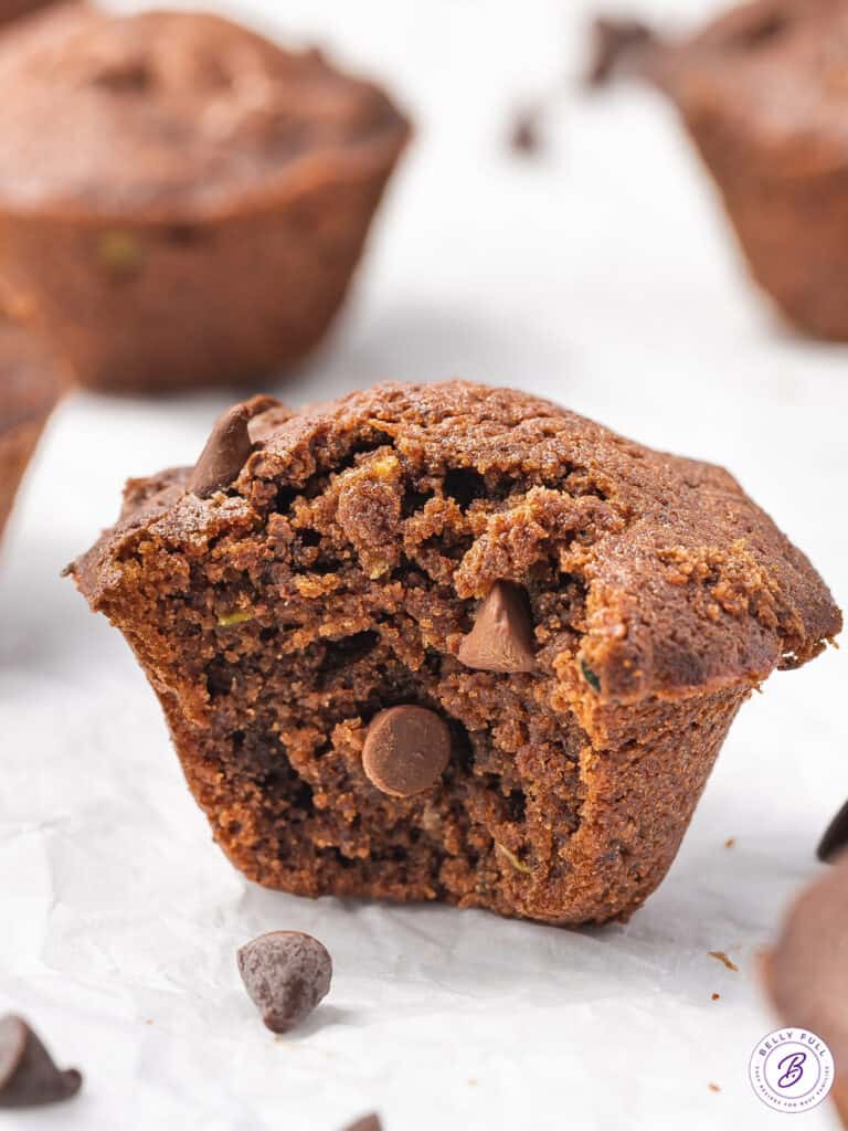 Mini Chocolate Zucchini Cakes Belly Full