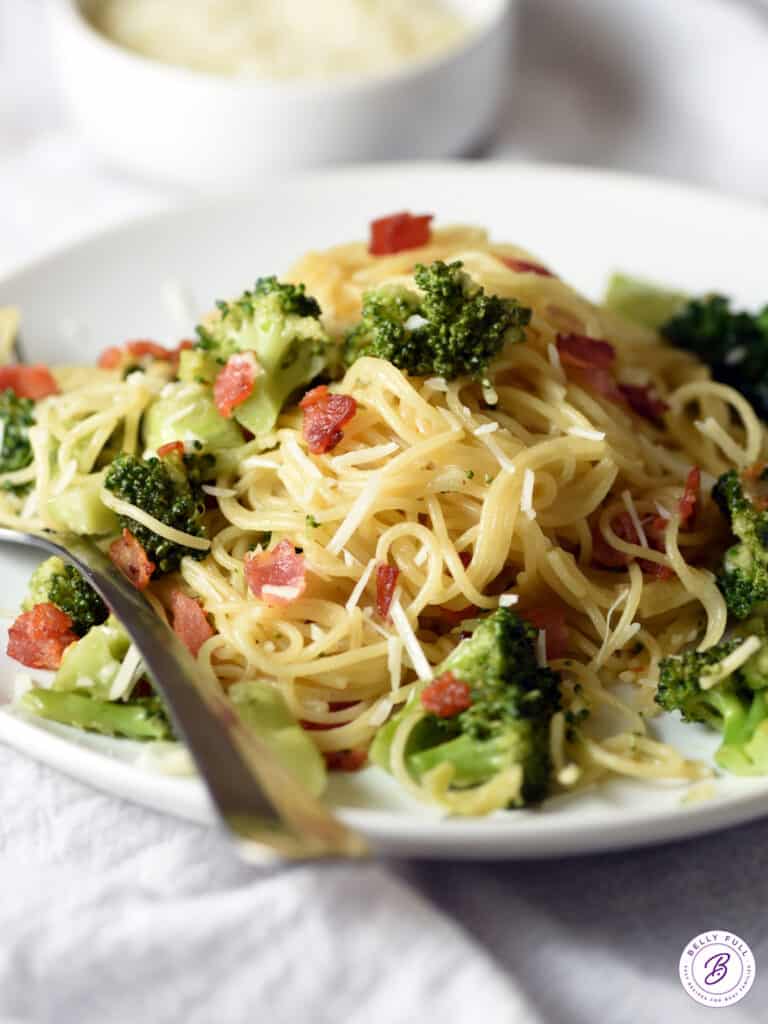 Bacon and Broccoli Pasta {one pot!} Belly Full
