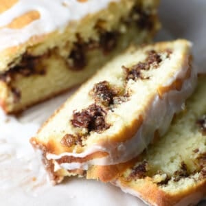 slice of cinnamon roll bread