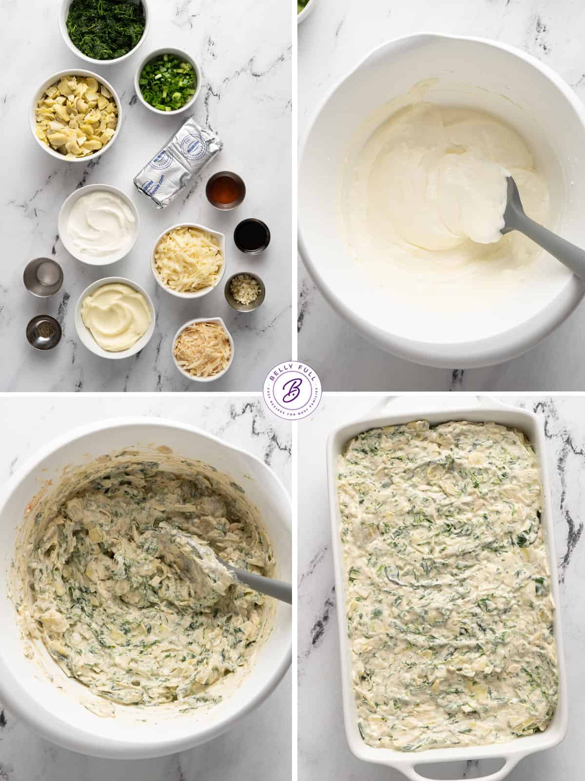 4 images how to make spinach artichoke dip