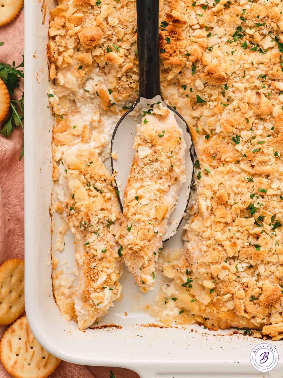 Ritz Cracker Chicken Recipe Belly Full