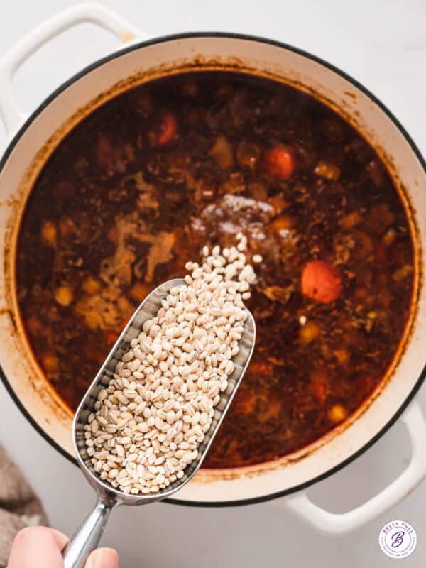 Beef and Barley Soup Recipe - Belly Full