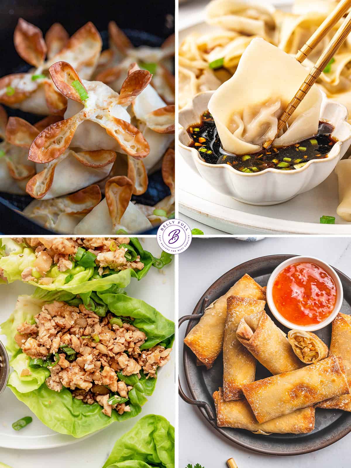 4 images Chinese Appetizers