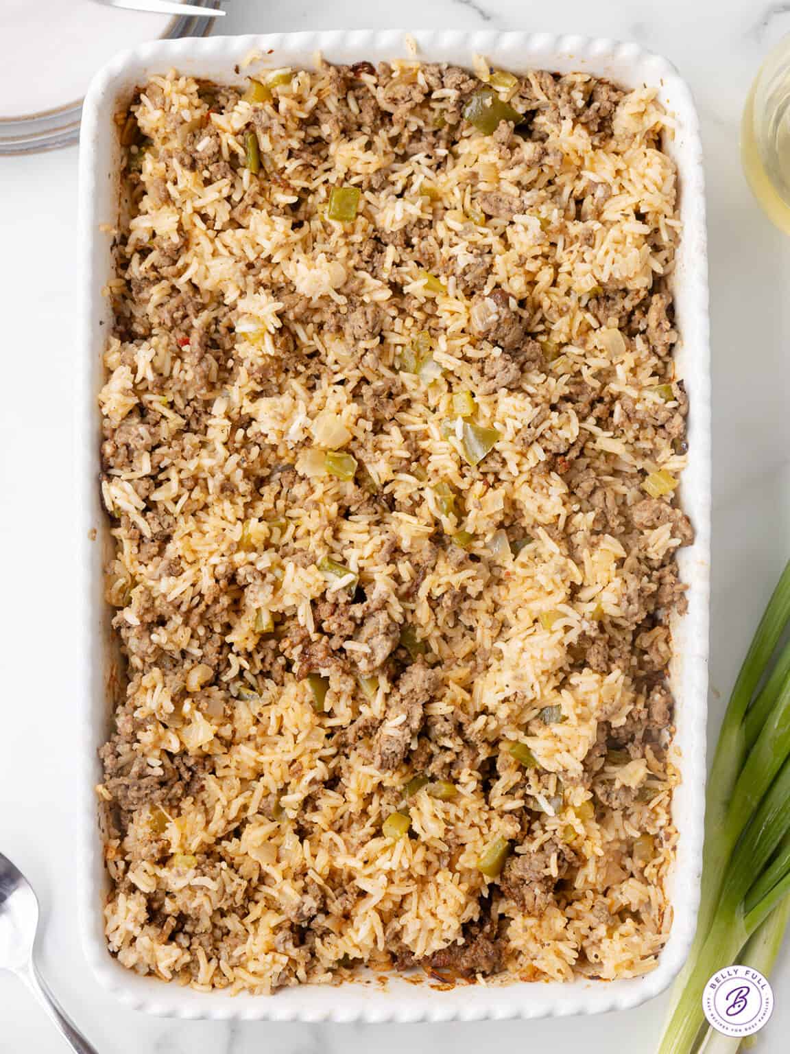 Dirty Rice Casserole Recipe Belly Full