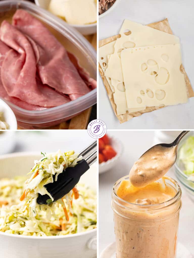 Roast Beef Reuben Sandwich Belly Full