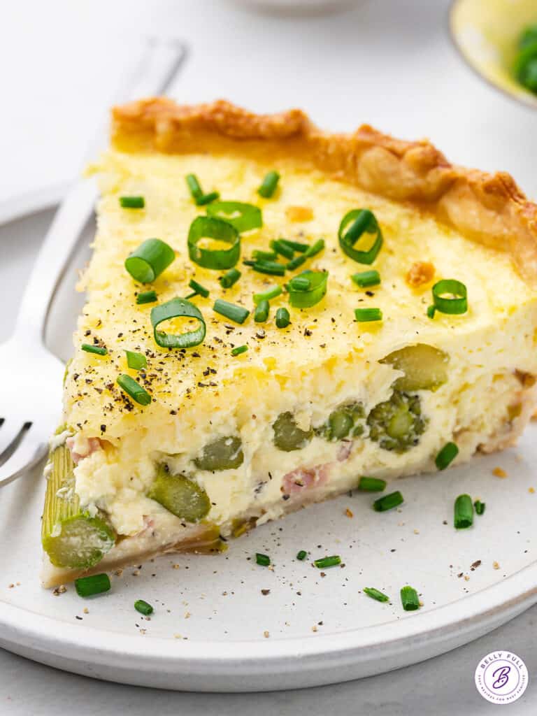 Asparagus Quiche Recipe l Belly Full Asparagus Quiche Recipe l Belly Full
