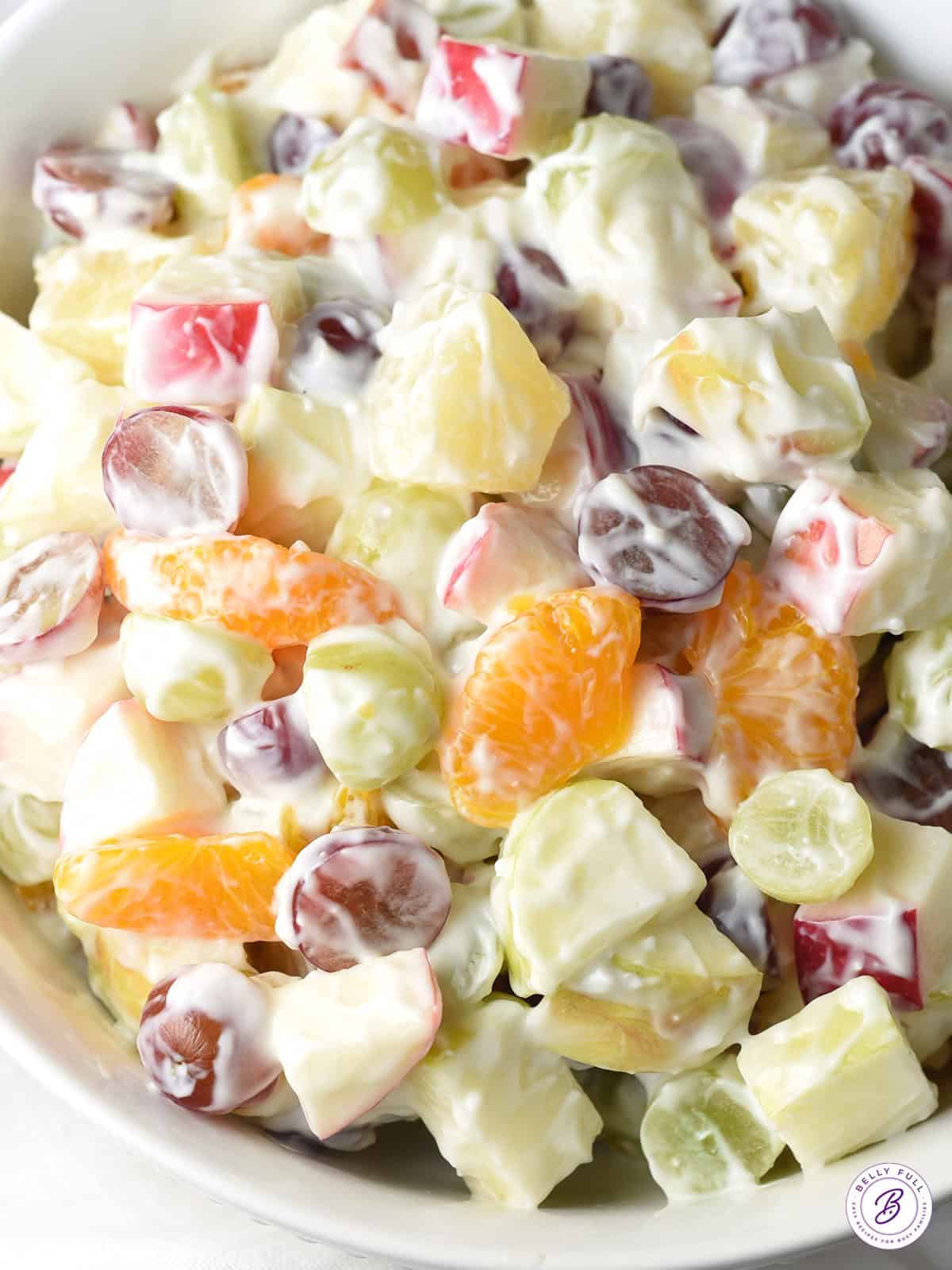 Creamy Delicatessen Fruit Salad - Belly Full