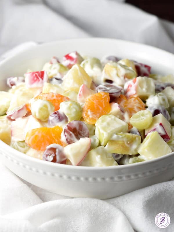 Creamy Delicatessen Fruit Salad - Belly Full