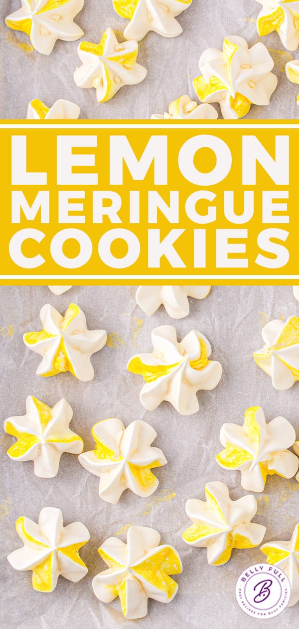 Lemon Meringue Cookies - Belly Full