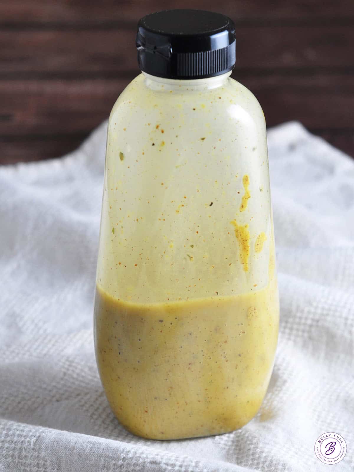 Honey Mustard Dressing in bottle