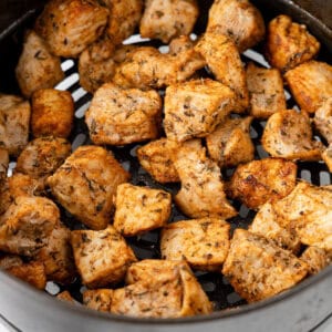 Pork chop bites in the air fryer
