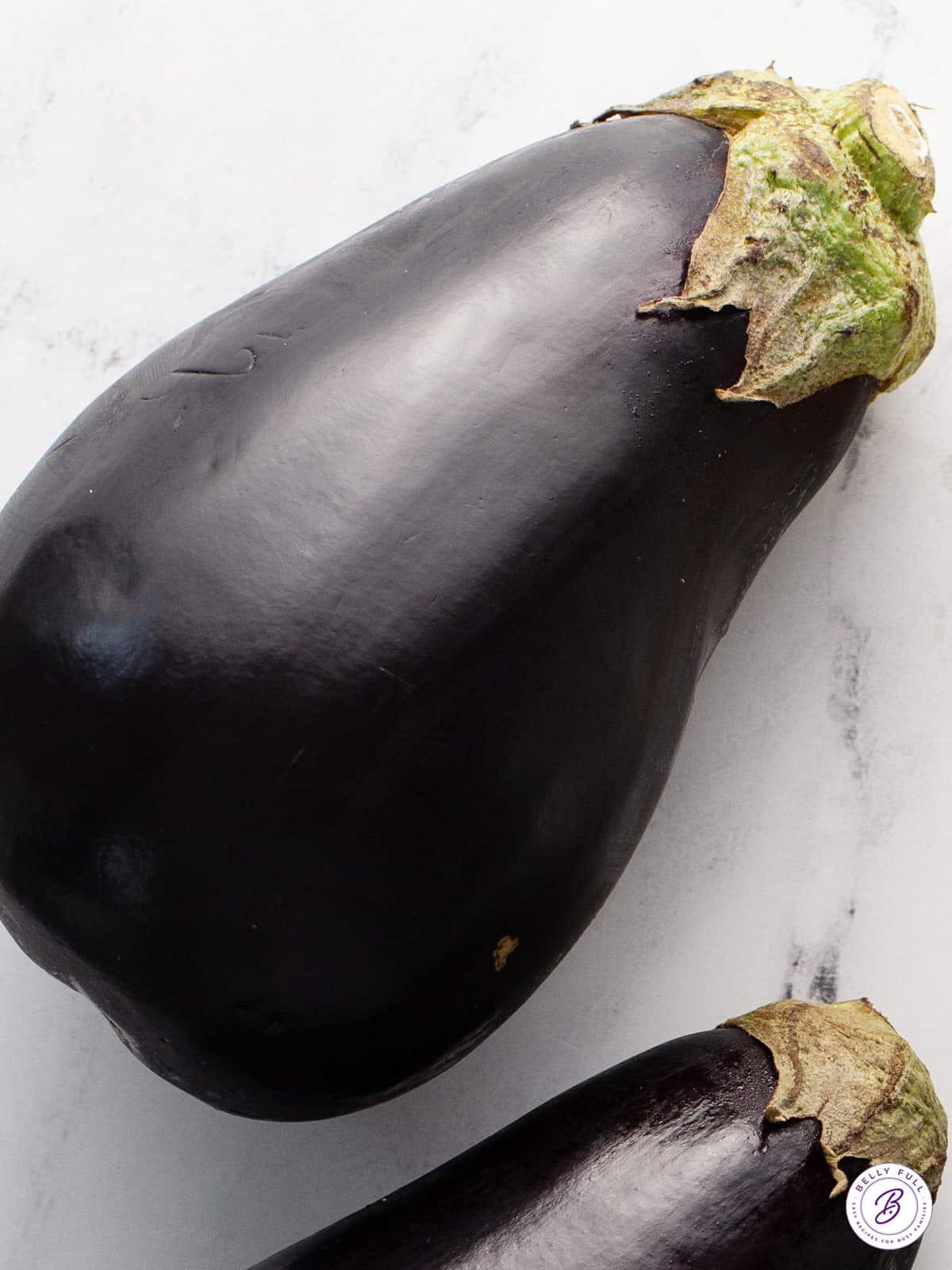 large whole globe eggplant