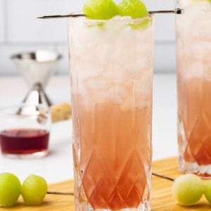 Close up of the US open cocktail