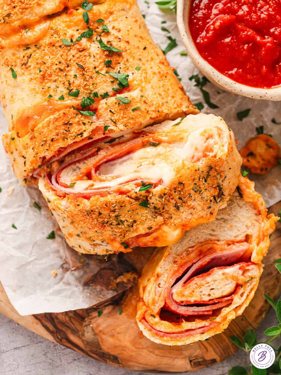 Stromboli Recipe l Belly Full