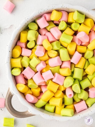 A bowl of butter mints