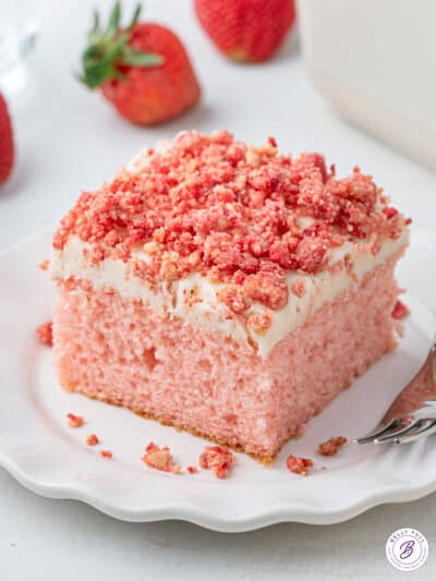 3 Ingredient Strawberry Cake Belly Full