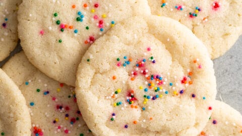 {3 Ingredient} Easy Sugar Cookies