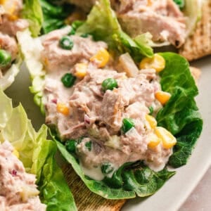 Matthew McConaughey's tuna salad in lettuce wraps