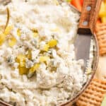 A bowl of pepperoncini spread