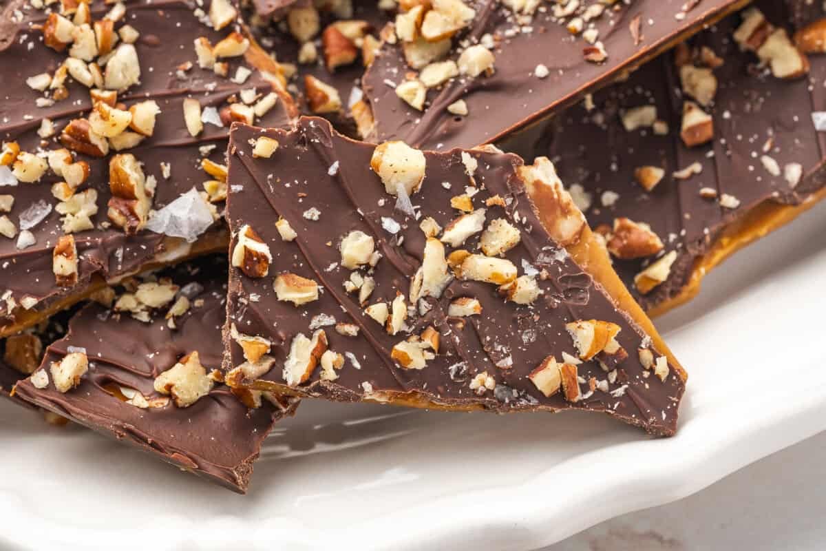 toffee bark pieces