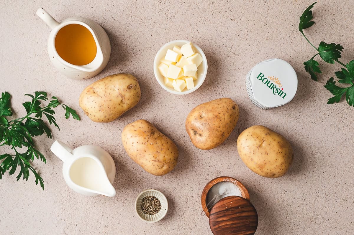 Boursin mashed potatoes ingredients