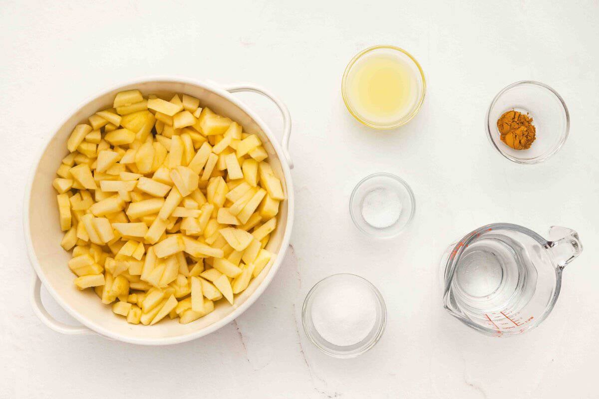 Apple fruit leather ingredients