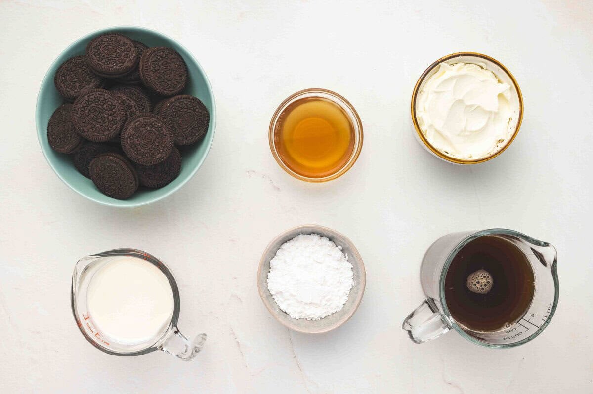 Easy oreo tiramisu ingredients