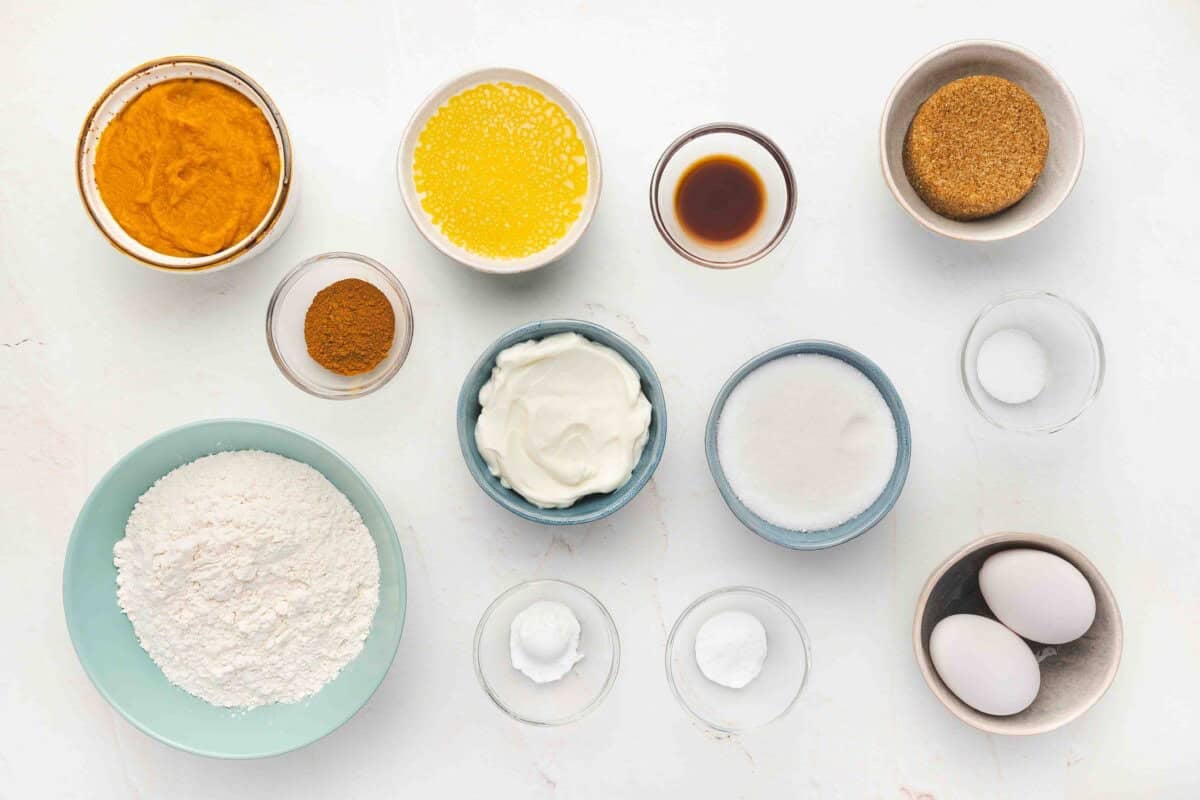 Snickerdoodle pumpkin bread ingredients