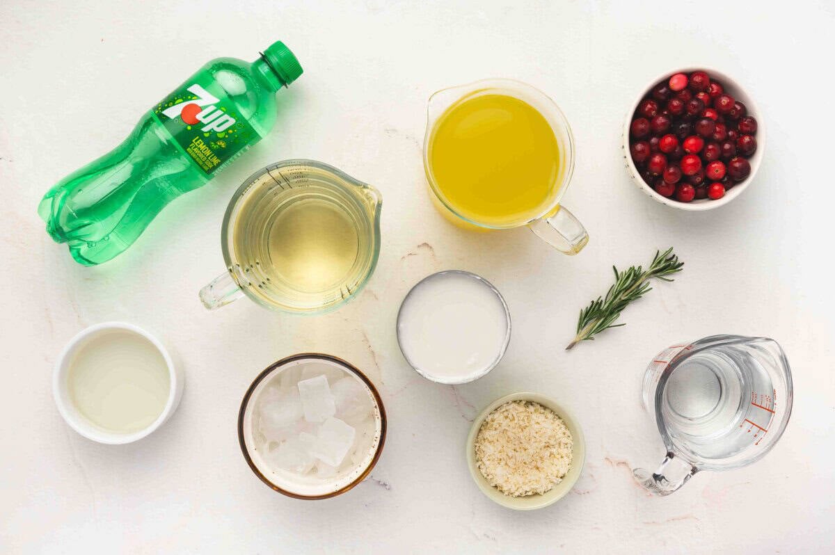 White christmas punch ingredients