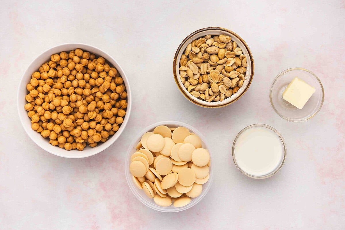 ingredients for See's Candies Polar Bear Paws