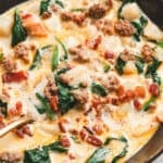 Zuppa Toscana soup in bowl