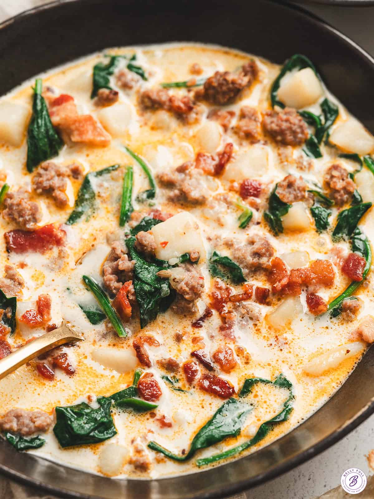 Zuppa Toscana soup in bowl