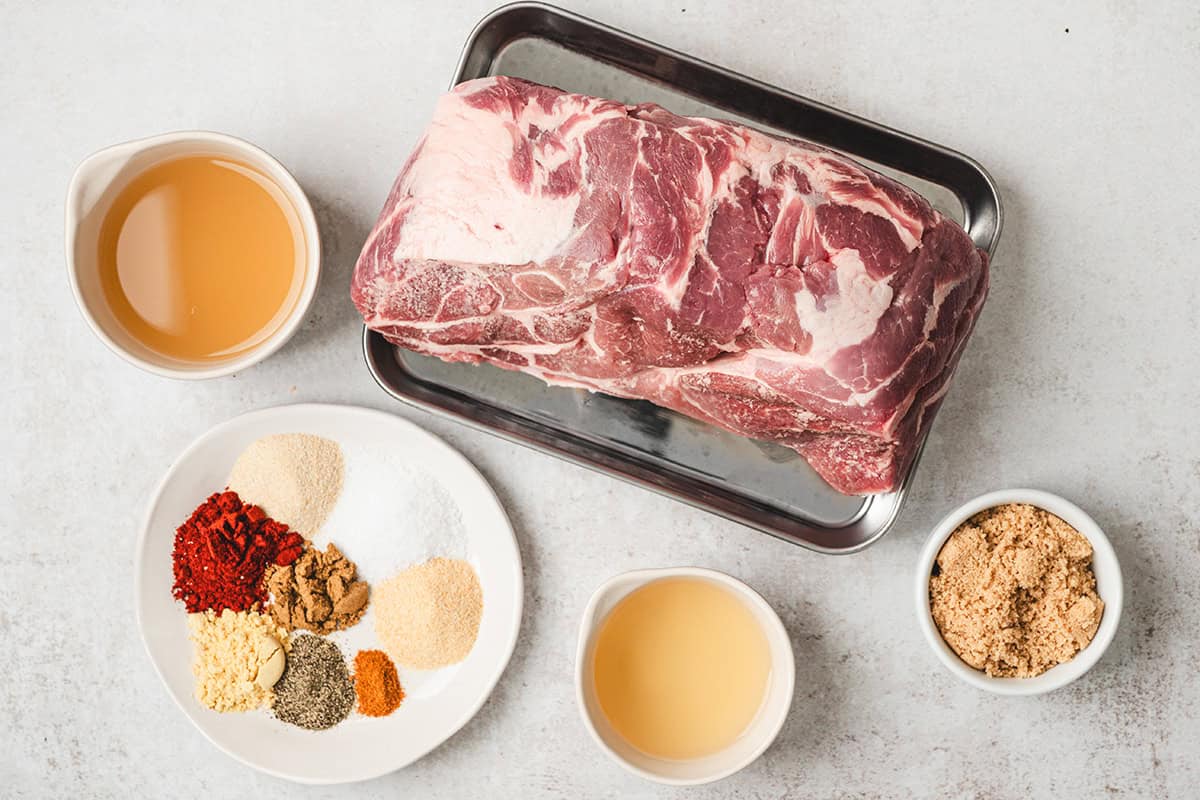 Pulled pork ingredients
