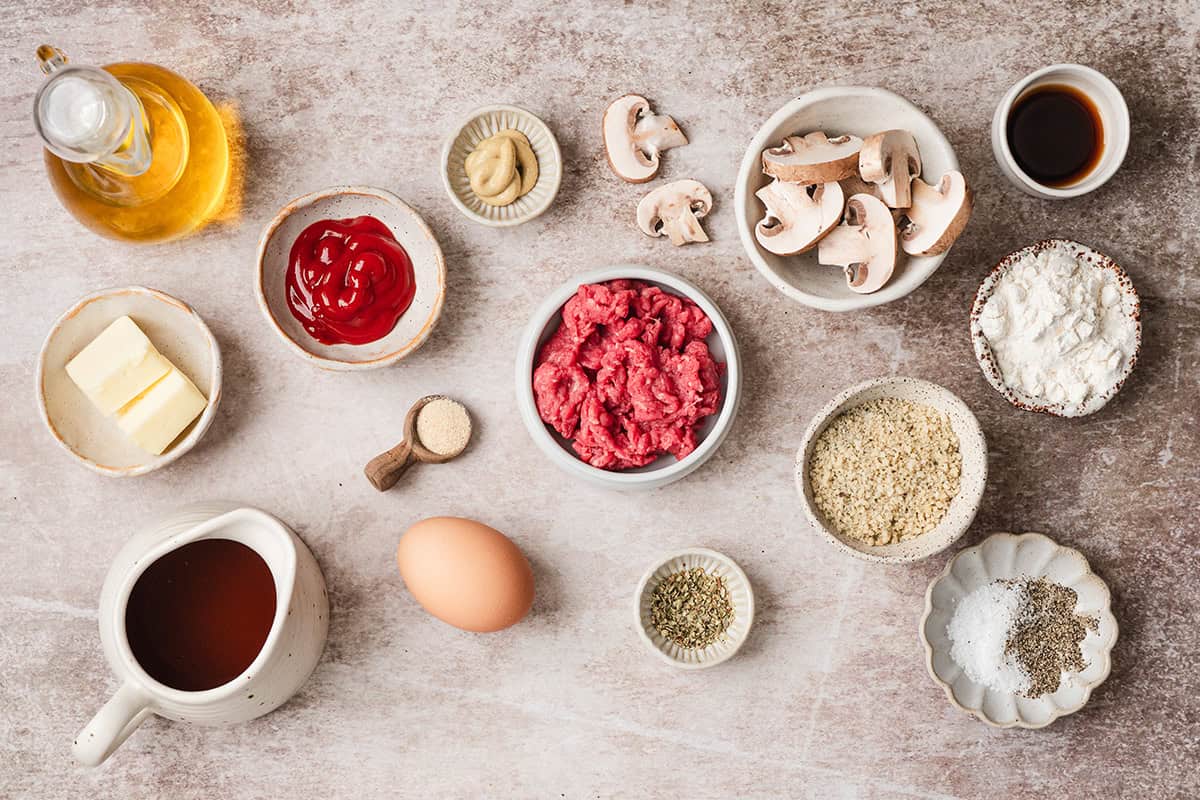 ingredients for salisbury steak
