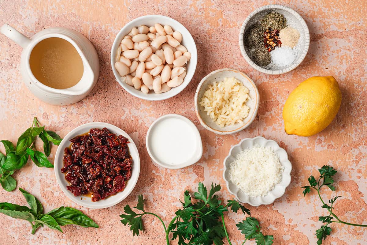 The ingredients to make Marry Me beans.